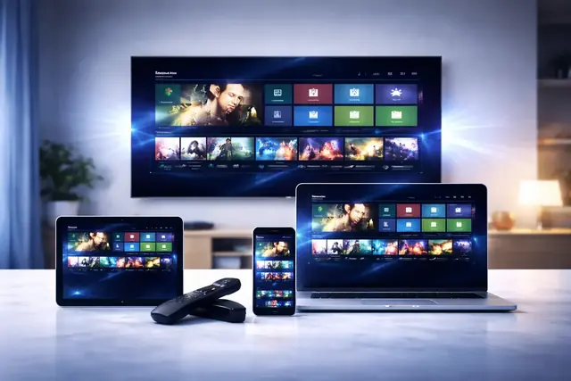 Tivo8k streaming on a smart TV, tablet, laptop and phone at once